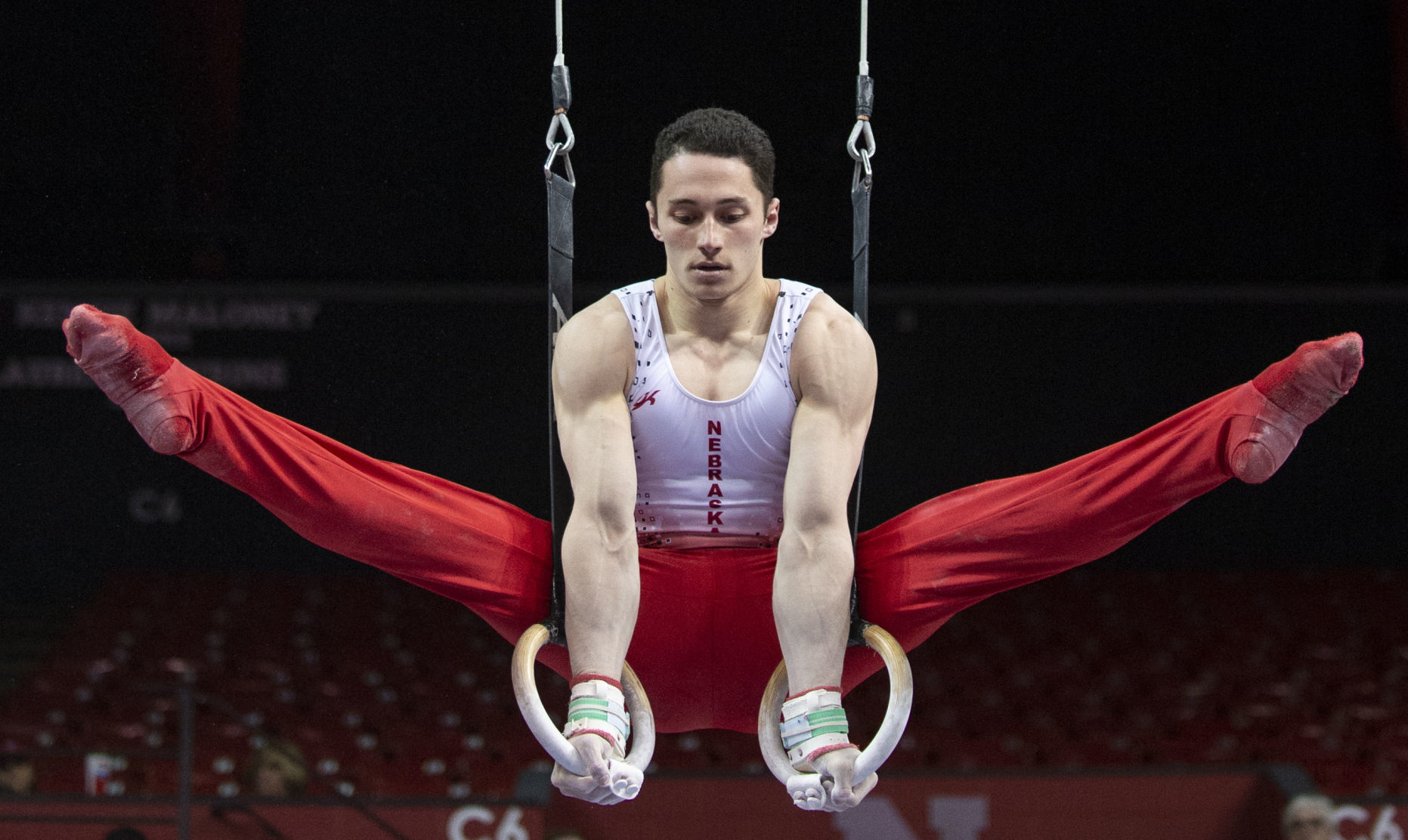 NU men's gymnastics vs. Illinois, Oklahoma, 2.2